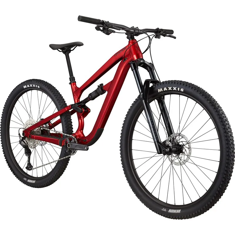 Cannondale Habit 4 29er 2024 Full Suspension Mountain Bike - Candy Red-1